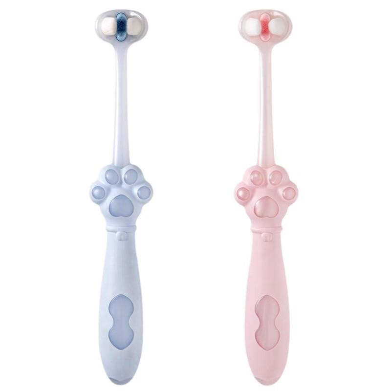 HAONIU Children's 3-Sided Soft Toothbrush (5-Pack)