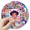 104PCS Anime Kpop Demon Hunters Stickers Demon Hunters Tiger DIY Stickers Scrapbooking Phone Luggage Skateboard Waterproof Decal