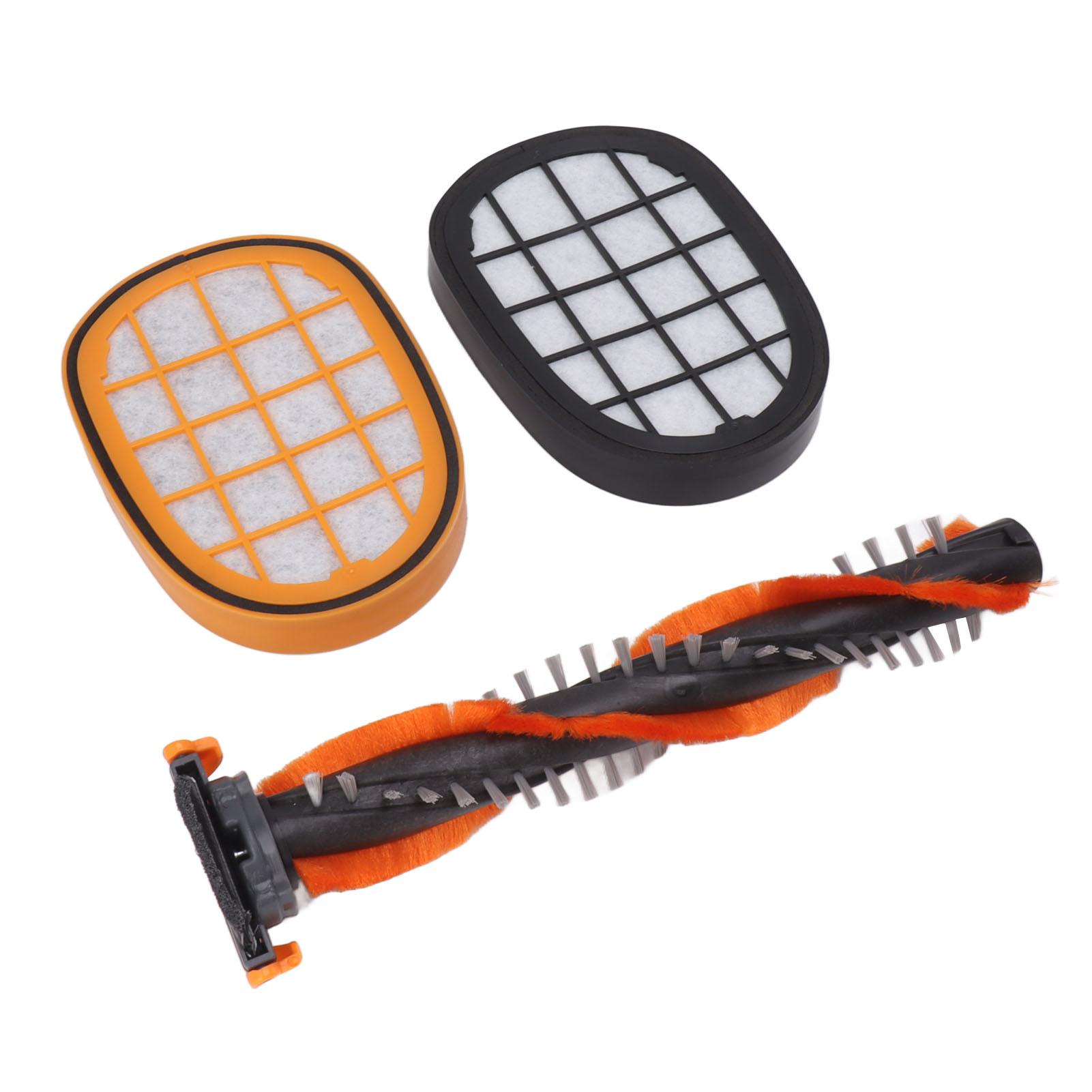 Vacuum Roller Brush Yellow Black Filter Replacement Vacuum Clerner Accessory Replacement Parts Kit for FC6822 6823 6827