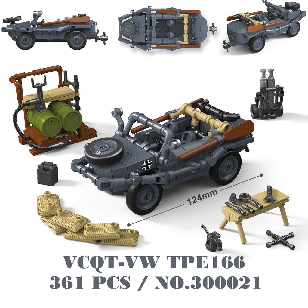 Militaire Tanks Stuart SdKfz251 PanzerVI Sherman US Army Quan Guan WO2 Soldaat Figuur Schaalmodel Bouwsteen Baksteen kind Kinder Speelgoed