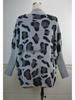 2025 Spring Women's Leopard Print Knitted Cardigan Sweater