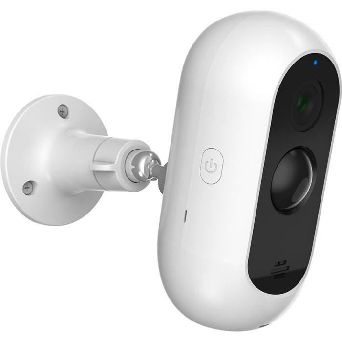 SPC Magnes 3 – Caméra surveillance WiFi int/ext batterie 9600 mAh, vision nocturne, étanchéité IP65 et détection mouvement