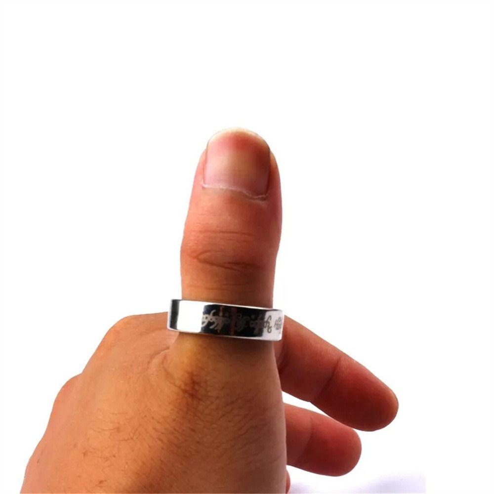 Gold Silver Plate Magician Ring Magic Tricks Wizard PK Ring Magnetic Magic Ring  Finger Decoration