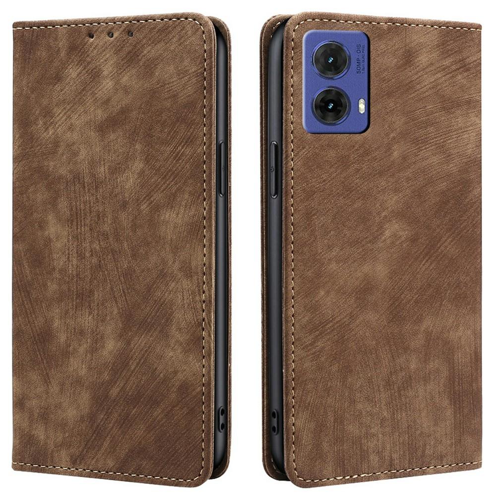 Pro Motorola Moto G85 5G/S50 Neo 5G Pouzdro RFID Blokující Peněženka Kožený Kryt na Telefon