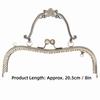 5pcs Bronze Color Kiss Clasp Lock 20.5cm/8in Arch Clasp Replacement  Clutch Bag Repair