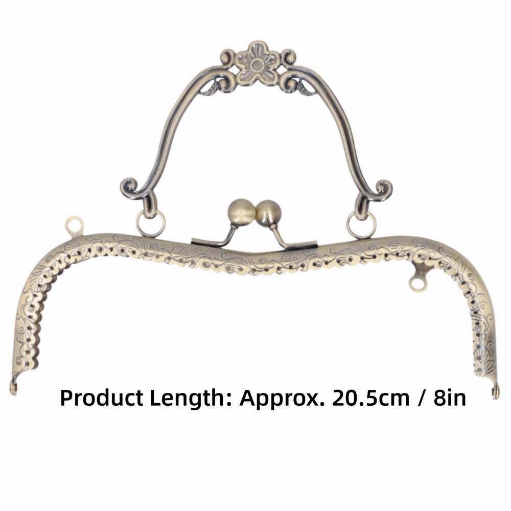 5pcs Bronze Color Kiss Clasp Lock 20.5cm/8in Arch Clasp Replacement Clutch Bag Repair