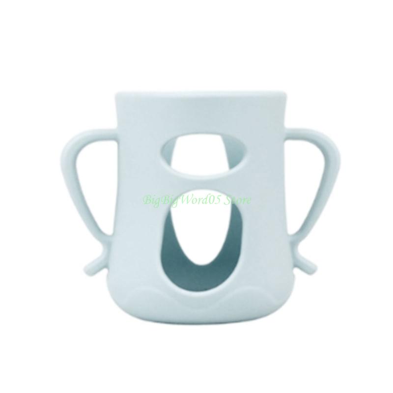 24TE Shock Absorbing Silicone Cover For Infant Feeding Bottles Heat Guards Feature