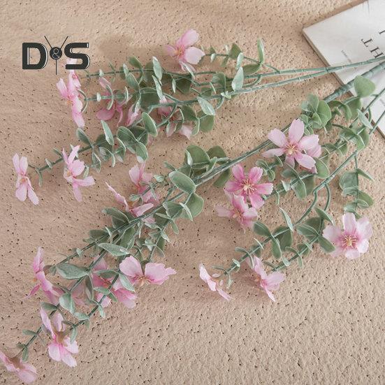 Simulace umělého hedvábí Květina Snadná péče Creative Mini Umělá orchidejová zelená rostlina