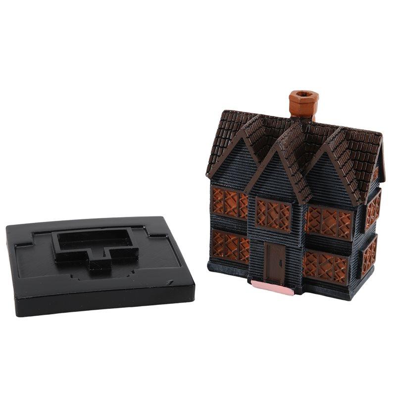 Good-Salems Witch House Incense Burner Massachusetts Witch House For Halloween Christmas Vacation Ornament Incense Burner