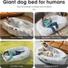 Washable Giant Pet Bed: Sponge Lazy Sofa Mattress for Dogs
