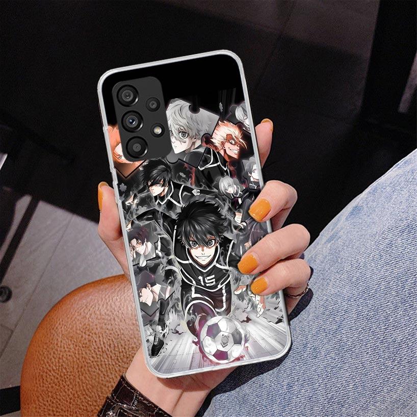 Blue Lock Football Anime Phone Case For Samsung Galaxy A52 A32 A22 A12 A51 A31 A50S A30S A20S A10S Note 20 Ultra 10 Plus S10 A72