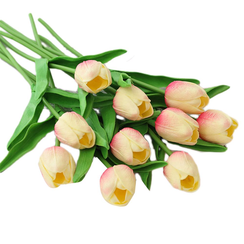Paquete de 10 tulipanes artificiales