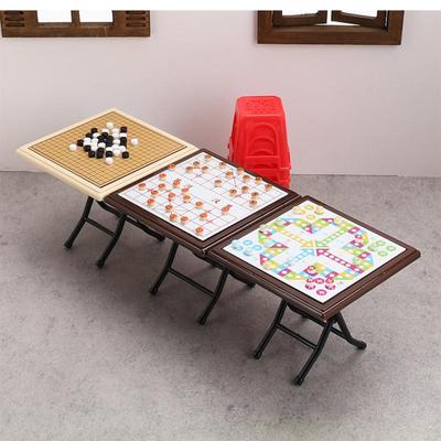 1 Set Dollhouse Mini Gomoku Chess Toy Simulation Miniature Flying Chess Model Doll House Accessories Desktop Decoration