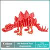 Tirannosauro Rex Stampato 3D Modello di Dinosauro Realistico Articolato Completamente Mobile Regalo di Compleanno Animali Realistici Decorazione da Scrivania