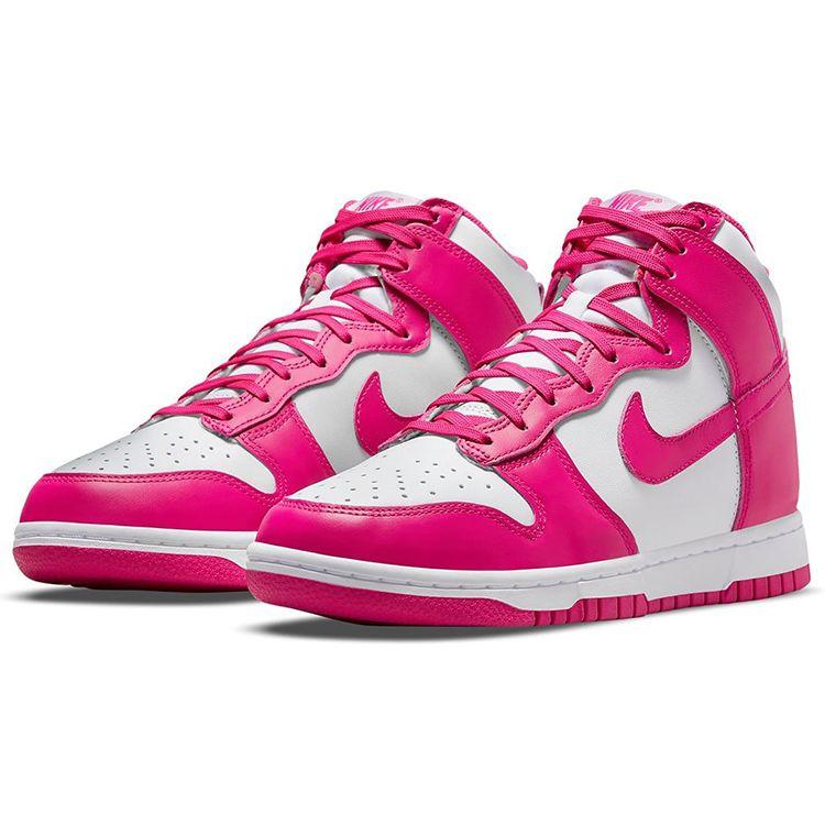 Nike Dunk High Ροζ Prime Γυναικεία Sneakers Λευκά DD1869-110