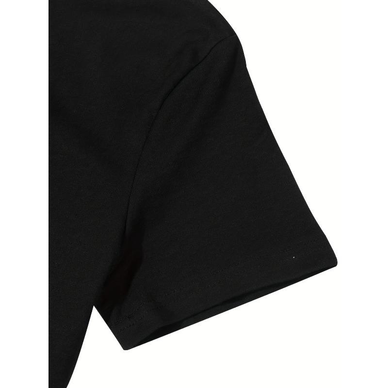 European Size Be Kind T-Shirt with Colorful Hearts Print - Soft Casual Round Neck Tee for Men & Women, Beige & Black with Multicolor Heart Design