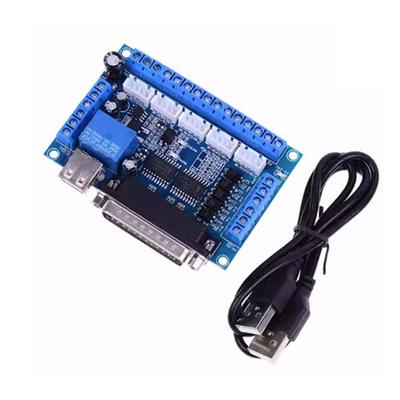 USB-Anschluss 5 Achsen CNCs Schnittstellen Adapter Breakouts Board für Schrittmotortreiber und Mach3 Software