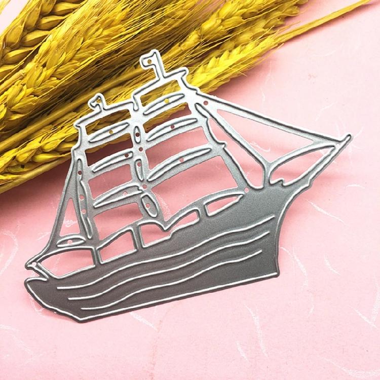 Ship Die Cuts Embossing Cutting Dies Scrapbooking Stencils for DIY Card Making
