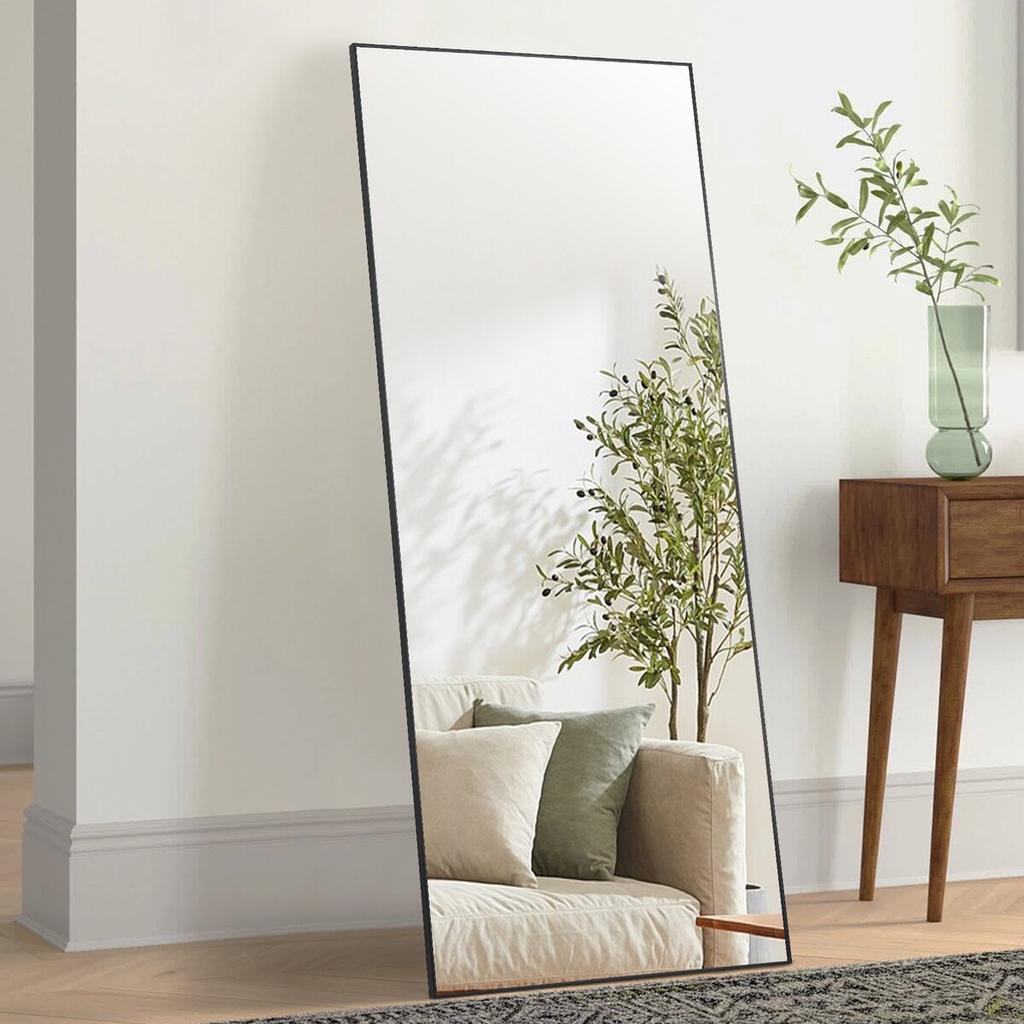 Full Length Floor Mirror 71'' X 31'' Free Standing Wall Mounted Tempered