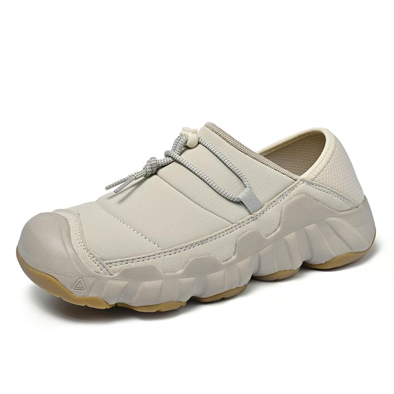 Herren Wasserdichte Slip-on Winter Wanderschuhe - Gefüttert mit isolierter Wolle, Geeignet für den städtischen Pendelverkehr, Outdoor-Camping und kaltes Wetter