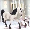Simulation White Horse Model Animal Statue Children Kid Play Educational Toys Gift