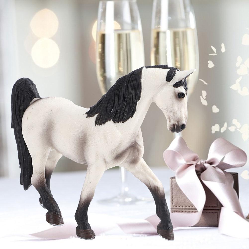 Simulation White Horse Model Animal Statue Children Kid Play Educational Toys Gift