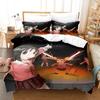 Anime Kawaii Azumanga Daioh Bedding Set Single Twin Full Queen King Size Duvet Cover for Adult Kid Bedroom