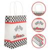 12 Pcs Printed Paper Tote Bag Gift Medium Size Bags Extra Large Packing for Florist Festival Presents Portable Decorative