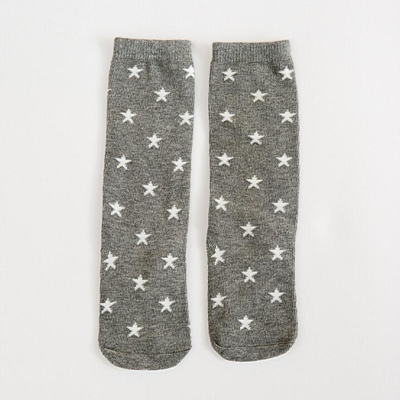 Animal Print Knee High Baby Girls Socks Anti Slip Cartoon Cat Leg Warmers Infant Baby Long Socks Cotton Newborn Baby Boy Socks