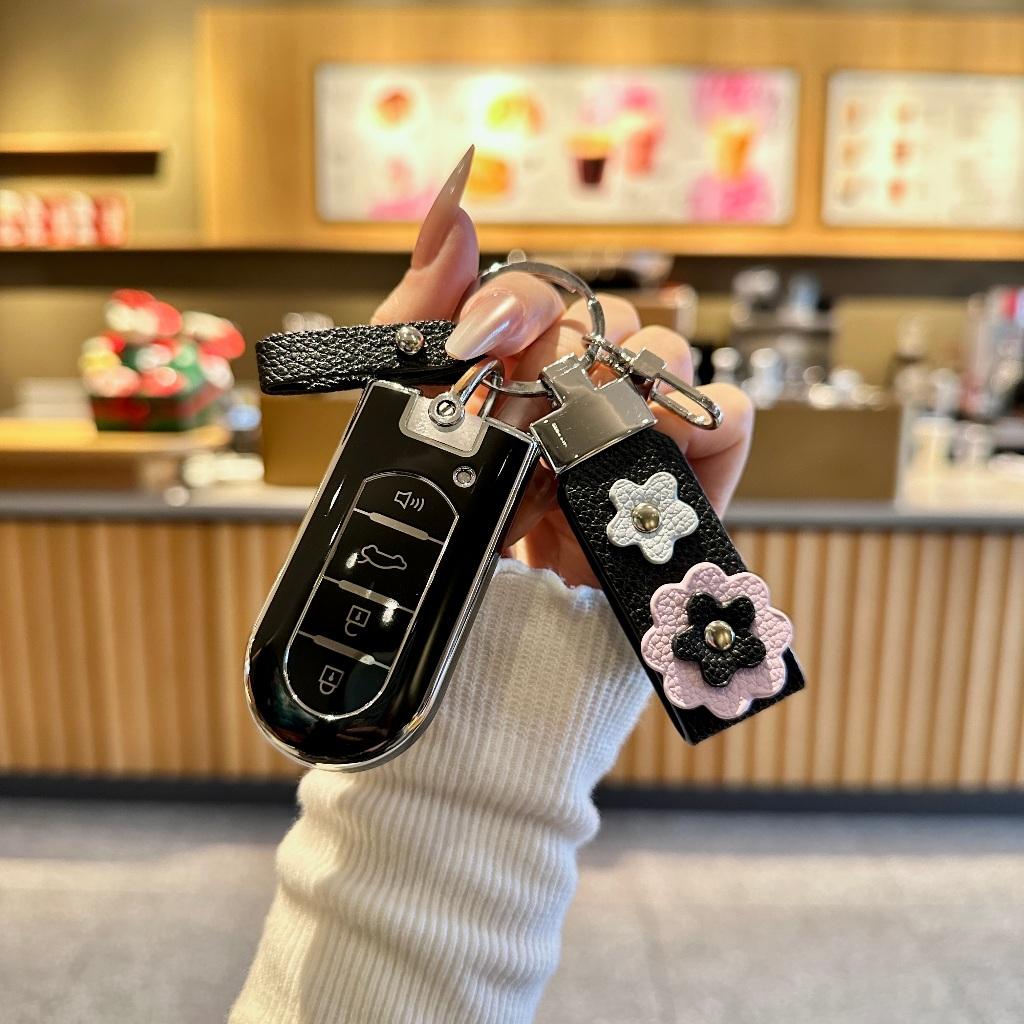 OFF WE GO TPU Car Key For Perodua Myvi Gen3/Bezza/Axia/Aruz Car Key Fob Cover Case with Keychain