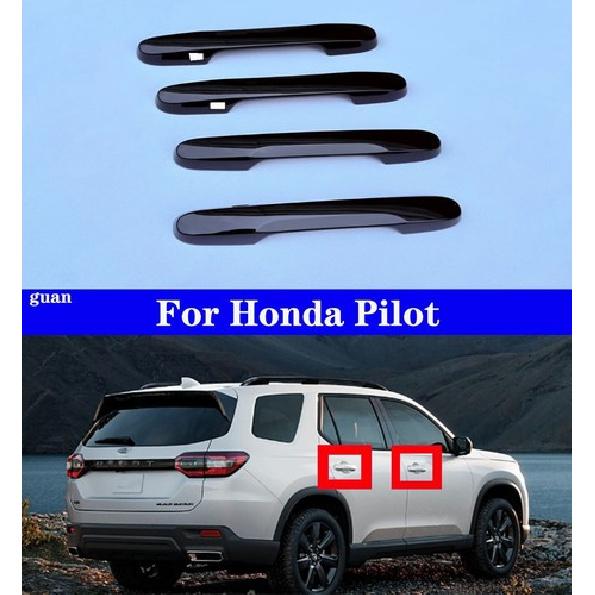 Car handle decorative strip Black For Honda Pilot 2025-2026