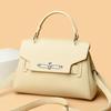 Damenhandtasche mit Litschi-Muster, neue Mode, Umhängetasche, tragbare Schultertasche mit großem Fassungsvermögen
