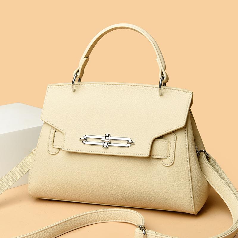 Lychee Pattern Women's Bag New Fashion Crossbody Portable Shoulder Large Capacity Bag