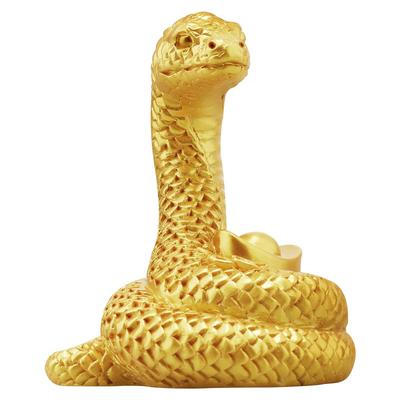 2025 Reiwa 7 Zodiac Snake New Year Figurine Zodiac Snake Gold Snake Compact Entrance Lucky Charm Snake Figurine Feng Shui Goods Figurine Luck with