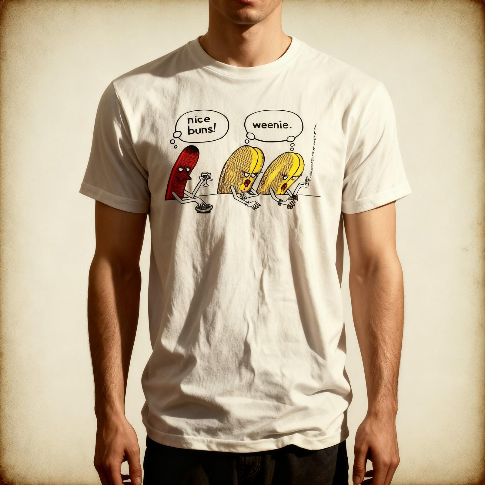 NICE BUNS WEENIE GRAPHIC T SHIRT Unisex T-Shirt XXXXL
