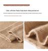 Classic Women's Cashmere Knit Pullover: Striped Half-High Collar, Solid Color, Autumn/Winter Commute Sweater