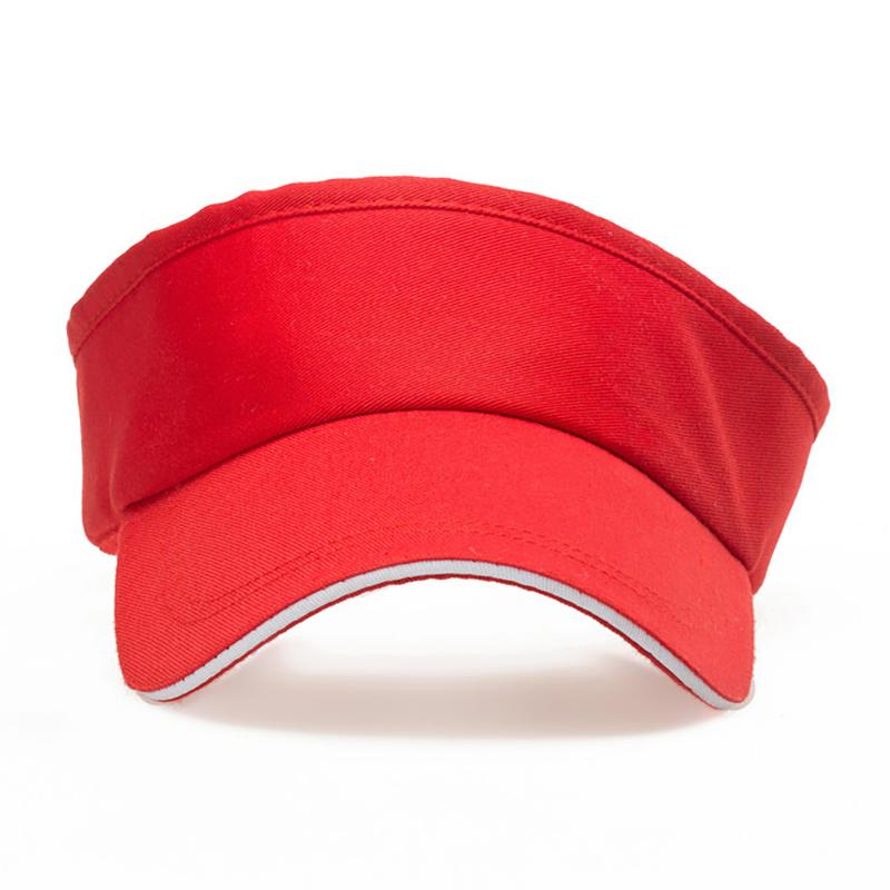 Empty Top Visor Cap Women Sunscreen Hats Man Cotton Cap Adjustable For Running Tennis Golf Unisex