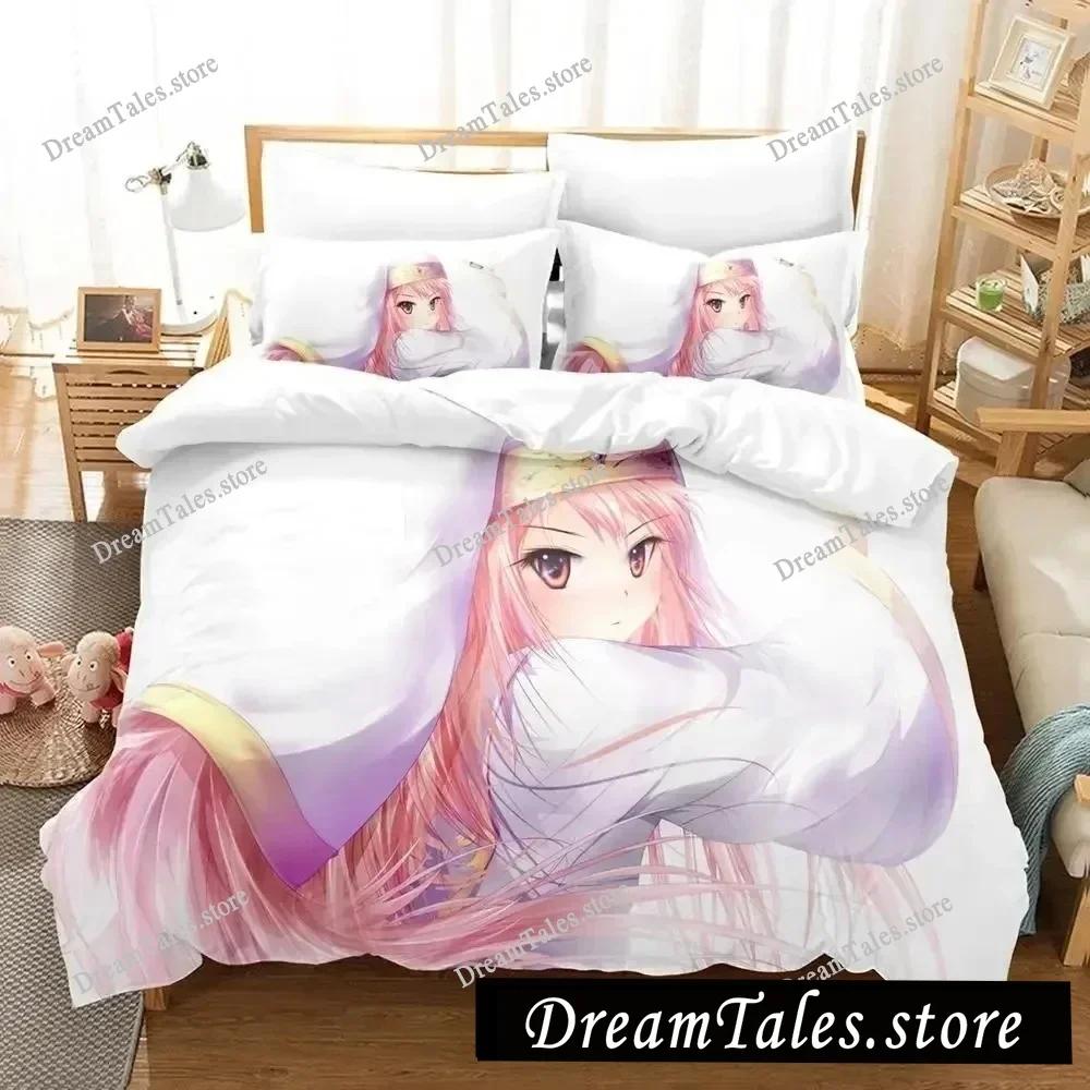 3D Print Anime Zero No Tsukaima Bedding Set Single Twin Full Queen King Size Adult Kid Bedroom Duvet Cover Sets Home Textiles