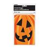 Unique Party Pumpkin Halloween Treat Bag (Pack of 8)