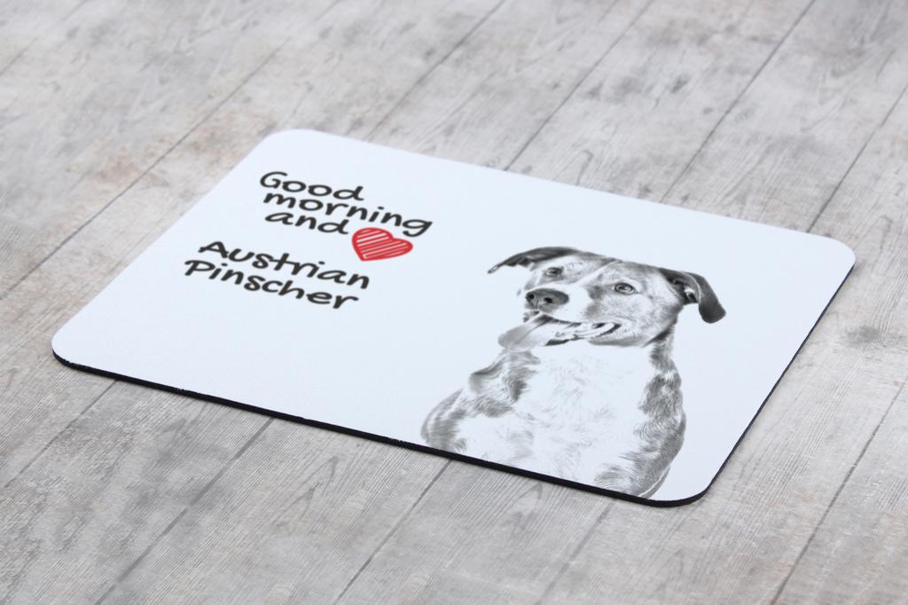 Austrian Pinscher, Österreichischer- mouse pad with print, personalized dog-themed mouse pad, unique gadget for an office worker by Art-Dog brand – Mo