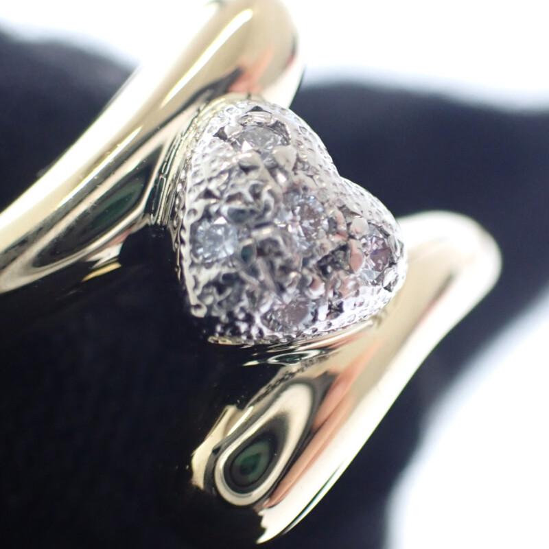 MIKIMOTO #11(JP Size) Ring K18 Yellow gold/Pt950Platinum Women