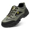 New hiking shoes labor insurance shoes men's wide head outdoor waterproof and non-slip shoes wear-resistant hiking shoes versatile
