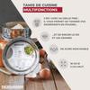 Ensemble de 2 Tamis de cuisine inox extra fin - FACKELMANN - Basic - 18 cm