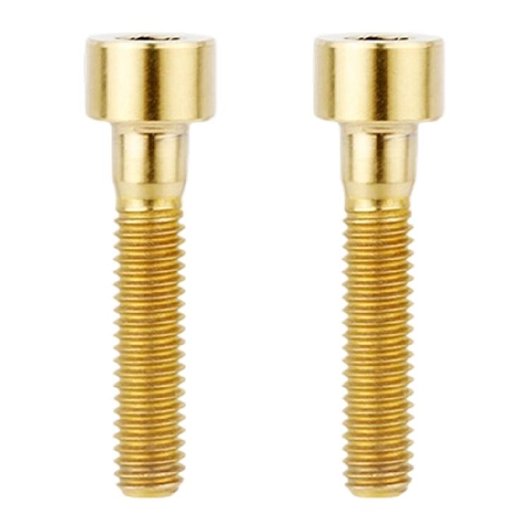 2Pcs Metal Alloy Bike Stem Top Bolt Road Bike Stem Fastening Screw Socket Cap Head Bolts Screw Easy To Install
