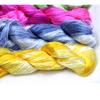Hochwertiges Farbverlauf-Suzhou-Stickgarn 100% Seidenstickerei Seiden-Handstickerei 24 Farben 20 kleine Stücke/1 großes Stück