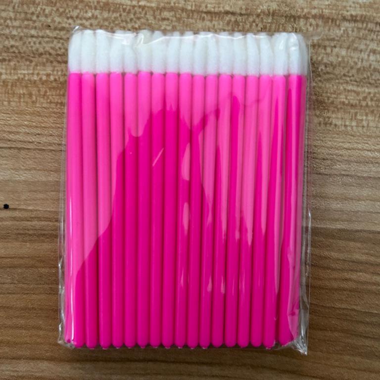 50-Pack Cross-Border Grafted Eyelashes with Solid Rod Lip Brush and Makeup Tool Set