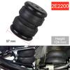 2Pcs Air Ride ride Springs suspension 2200Ib Air Single Port 1/4 npt Small Rubber shock absorption bag 2E2200