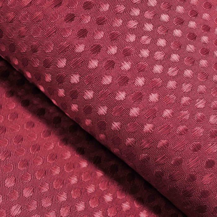 Rideau De Douche - Quartz - Framboise - 180 X 200 Cm - 100% Polyester - Accessoires De Salle De Bain