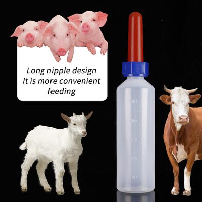 Biberon Lait de Brebis 250ml/500ml Biberon d'Agneau Alimentation Animale Biberon d'Alimentation Animale Petit Animal Tétine d'Alimentation d'Agneau