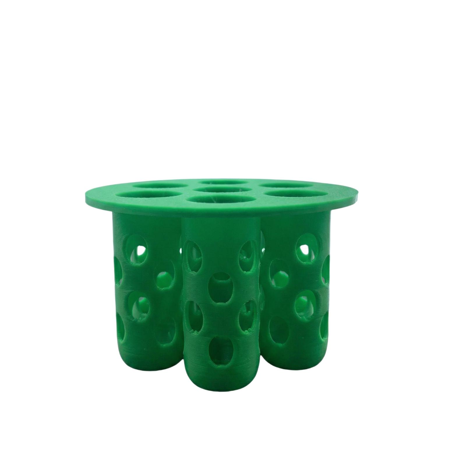 

3D-печатный горшок для рассады, семилуночный, инструмент для выращивания садовых растений One Size зелёный